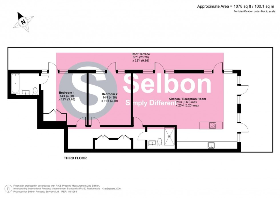 Floorplan for Wapping Lane, London