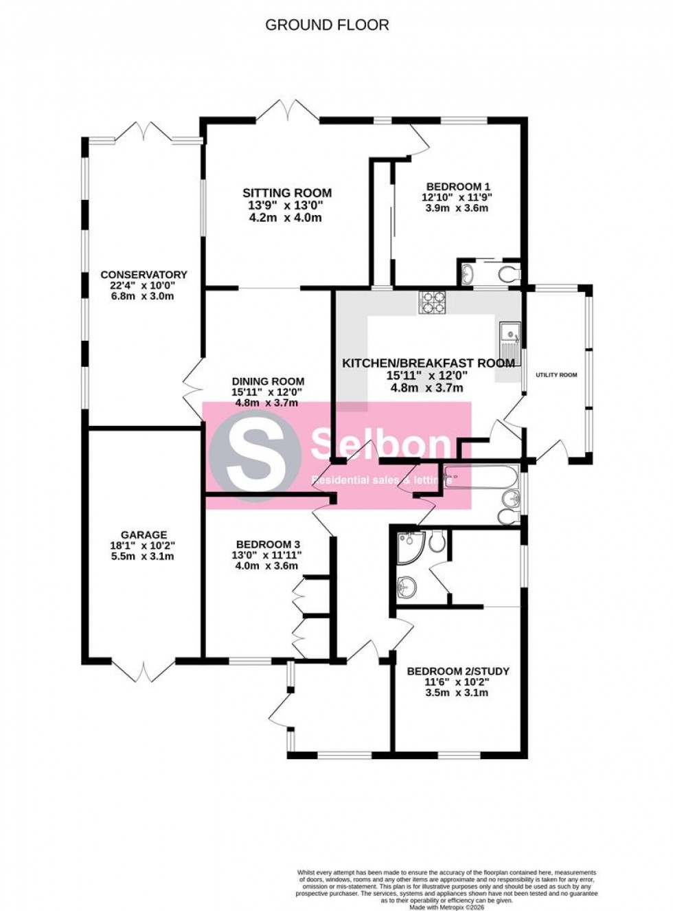 Floorplan for Paice Lane, Medstead, Alton