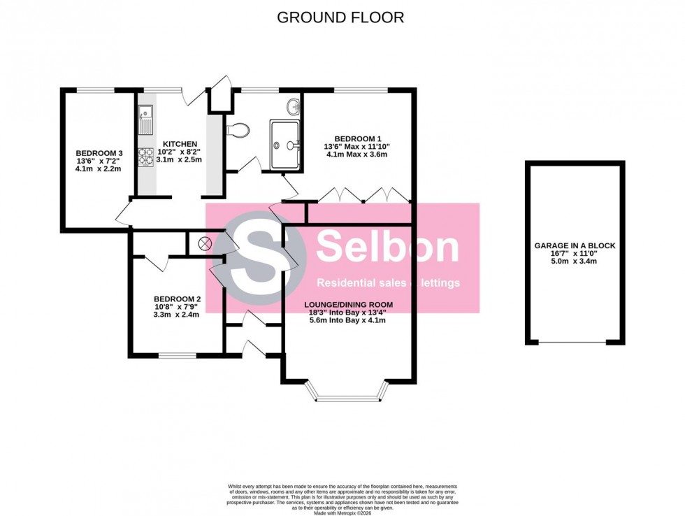 Floorplan for Cranbrook Court, Fleet