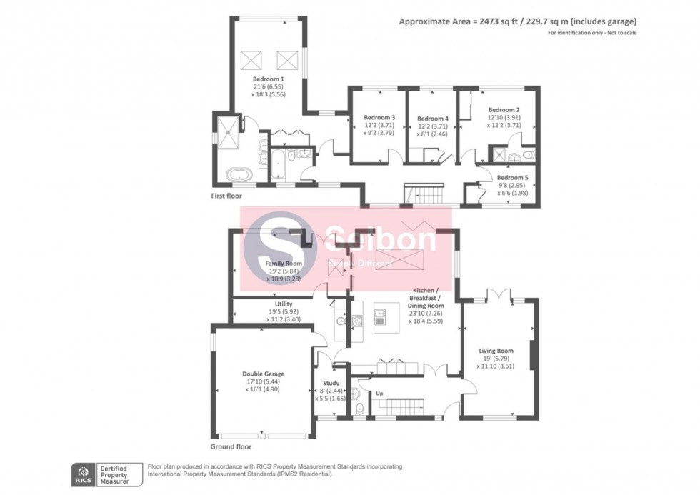 Floorplan for Chinnock Close, Fleet