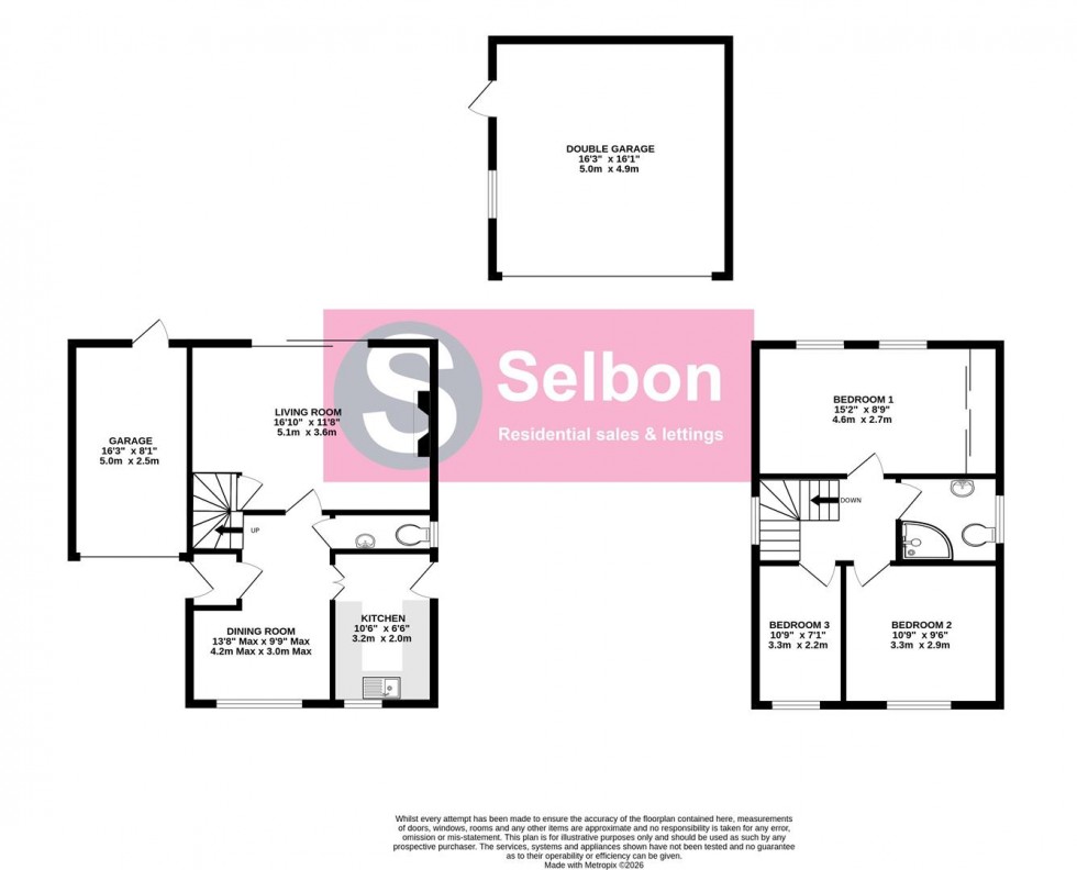 Floorplan for Sycamore Crescent, Church Crookham, Fleet