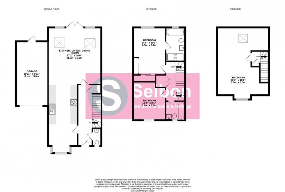 Floorplan for Kestrel Walk, Fleet