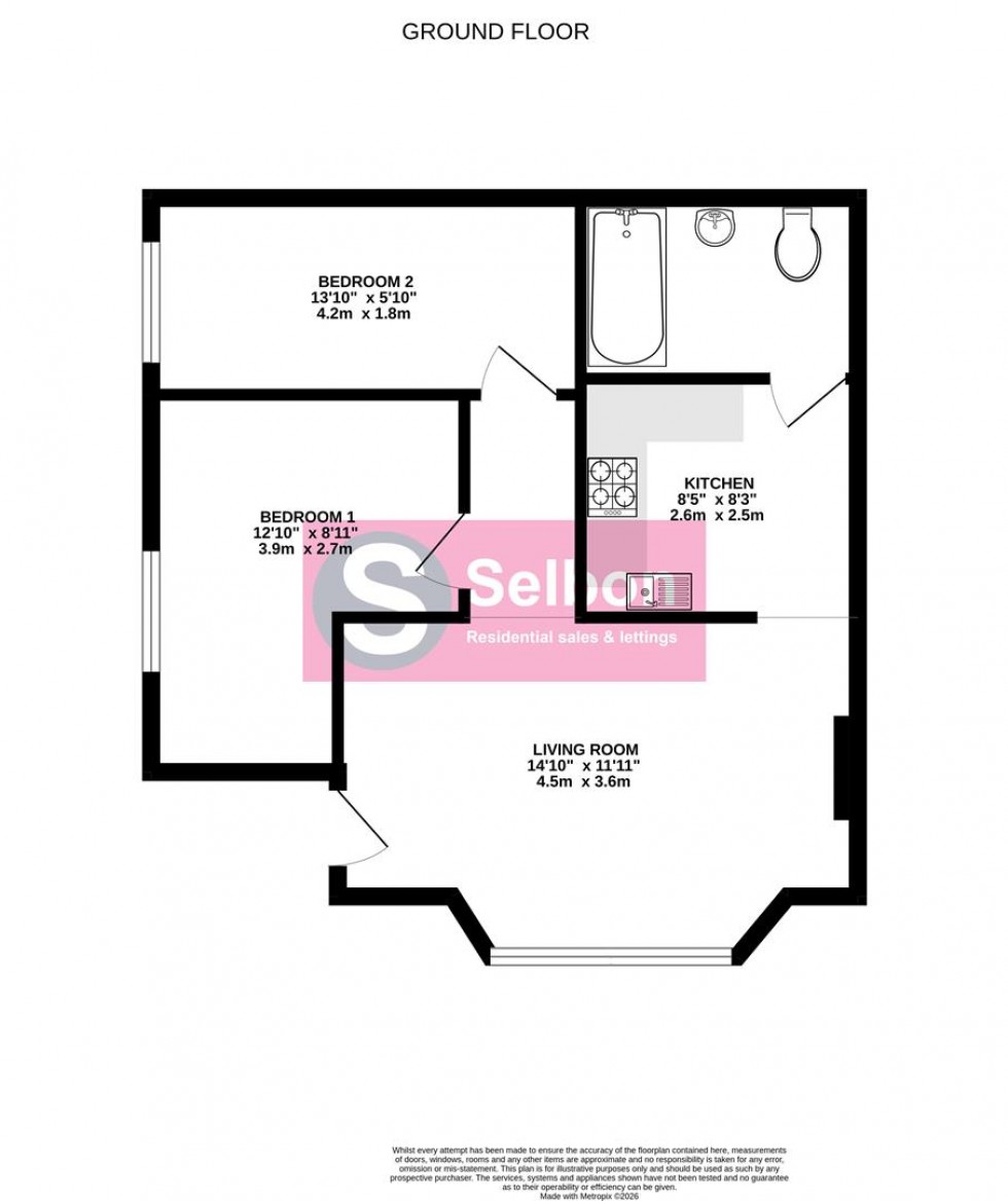 Floorplan for Fleet Road, Fleet