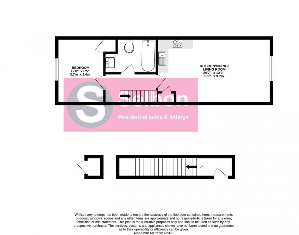 Floorplan for St. Michaels Close, Fleet