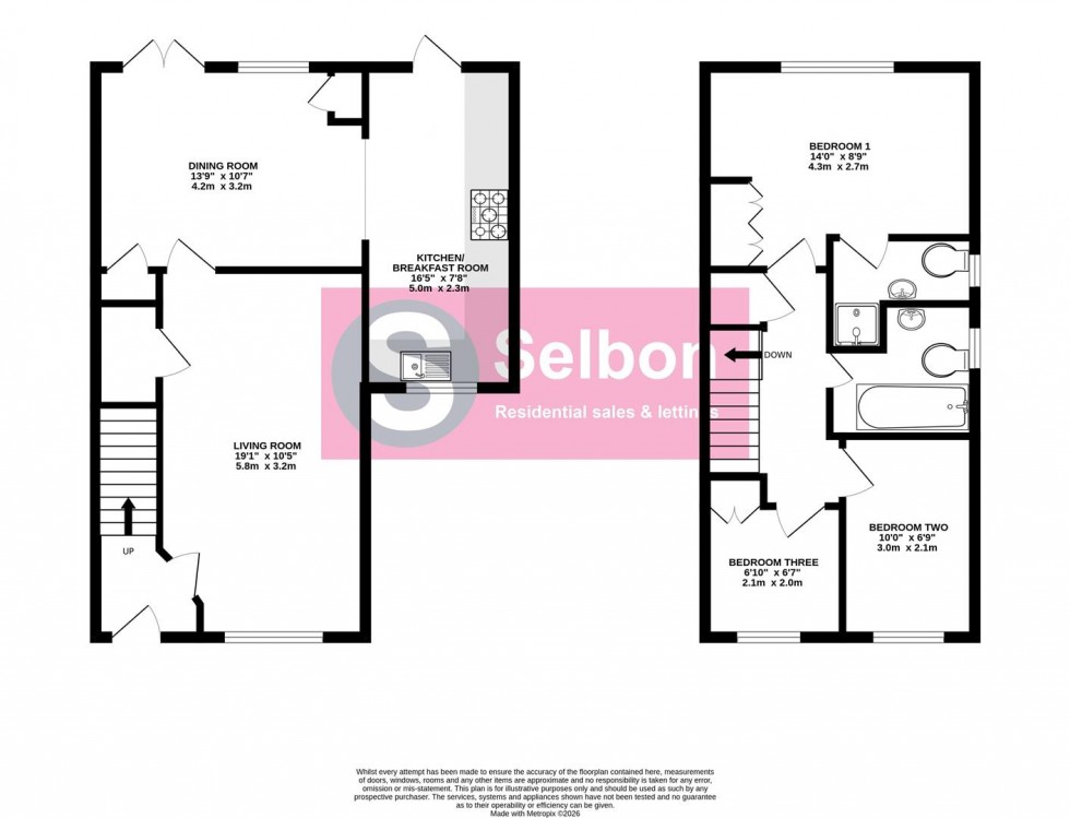 Floorplan for Oasthouse Drive, Fleet