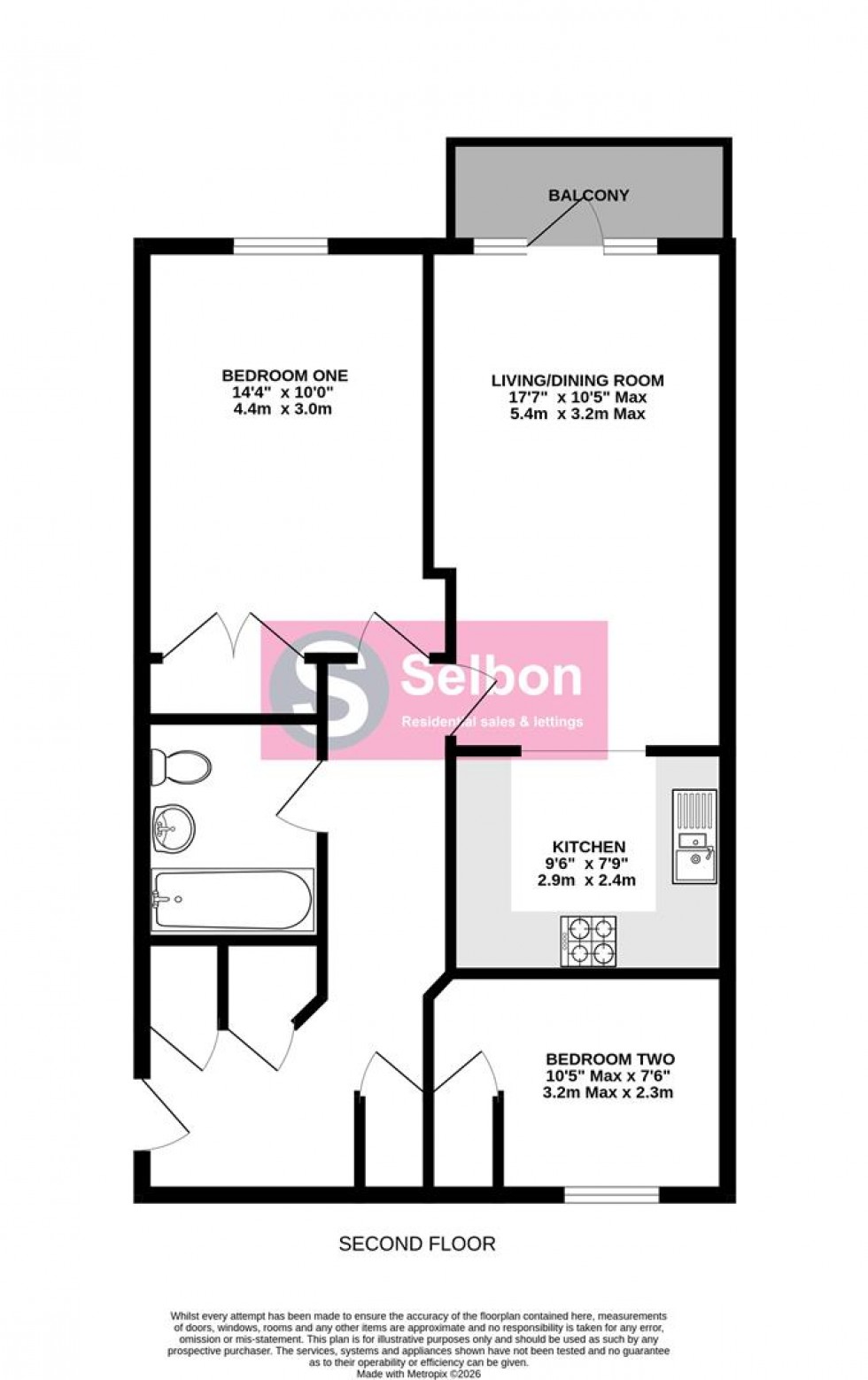Floorplan for Barn Avenue, Aldershot