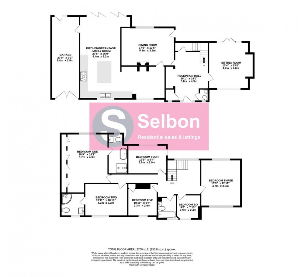 Floorplan for Farnborough Road, Farnborough