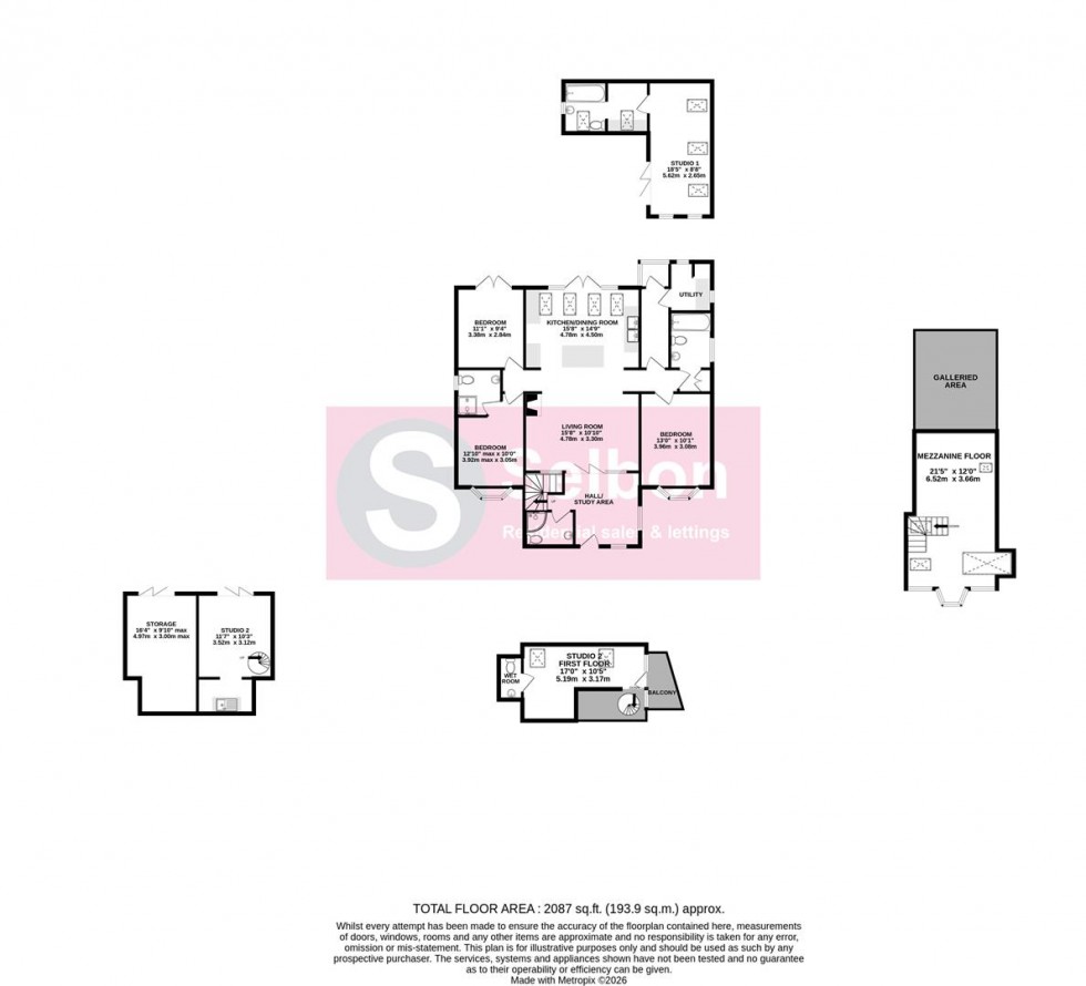 Floorplan for Danefield Road, Selsey, Chichester
