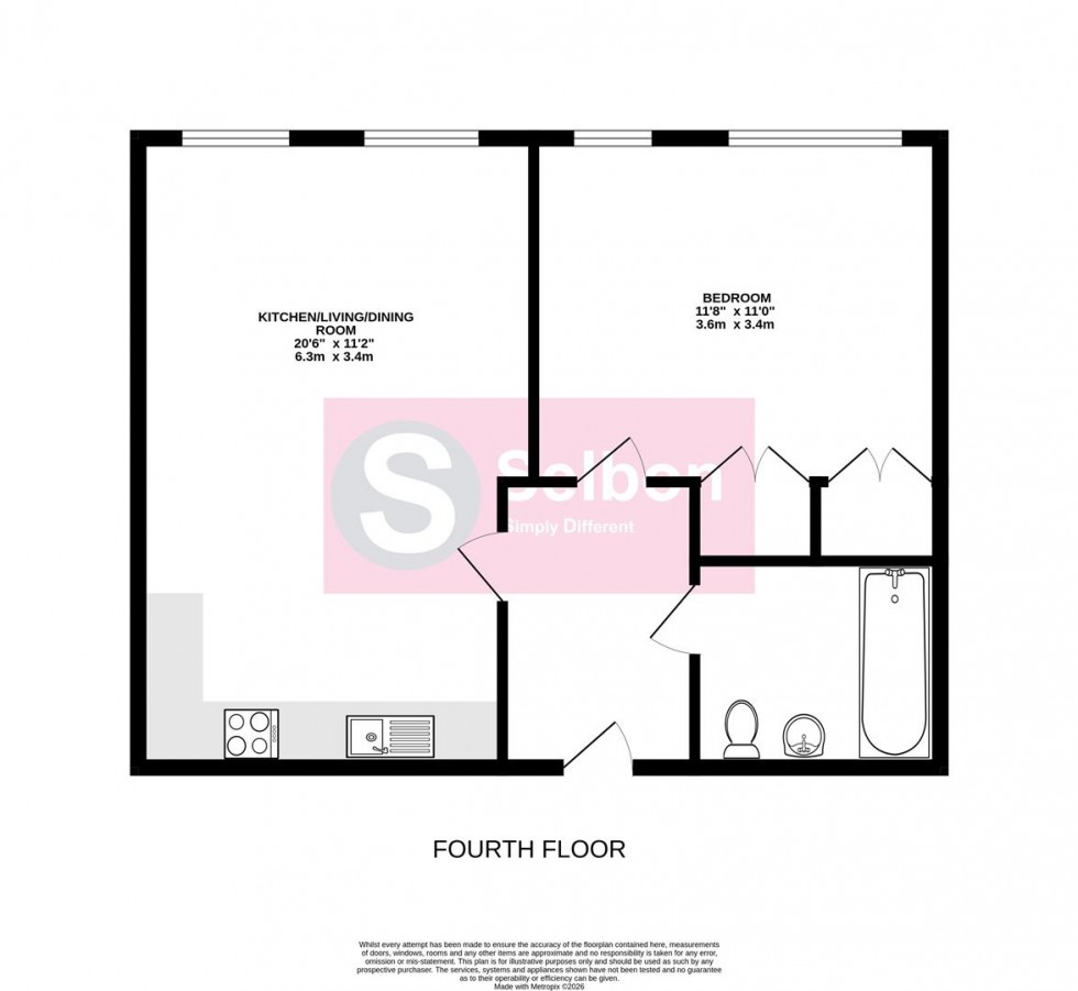 Floorplan for Station Road, Aldershot