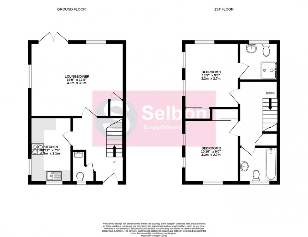Floorplan for Albert Street, Fleet