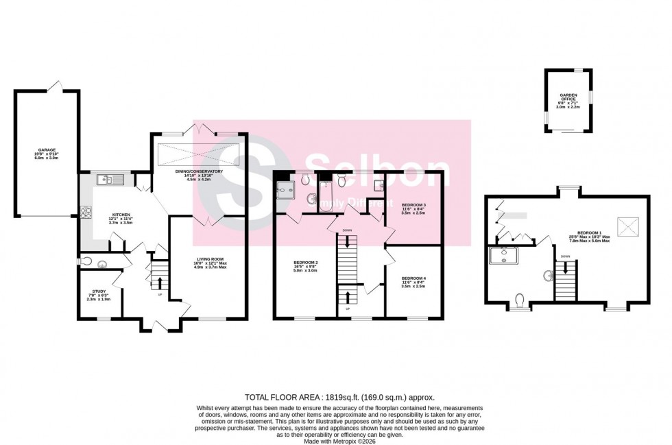 Floorplan for Gurung Way, Church Crookham, Fleet