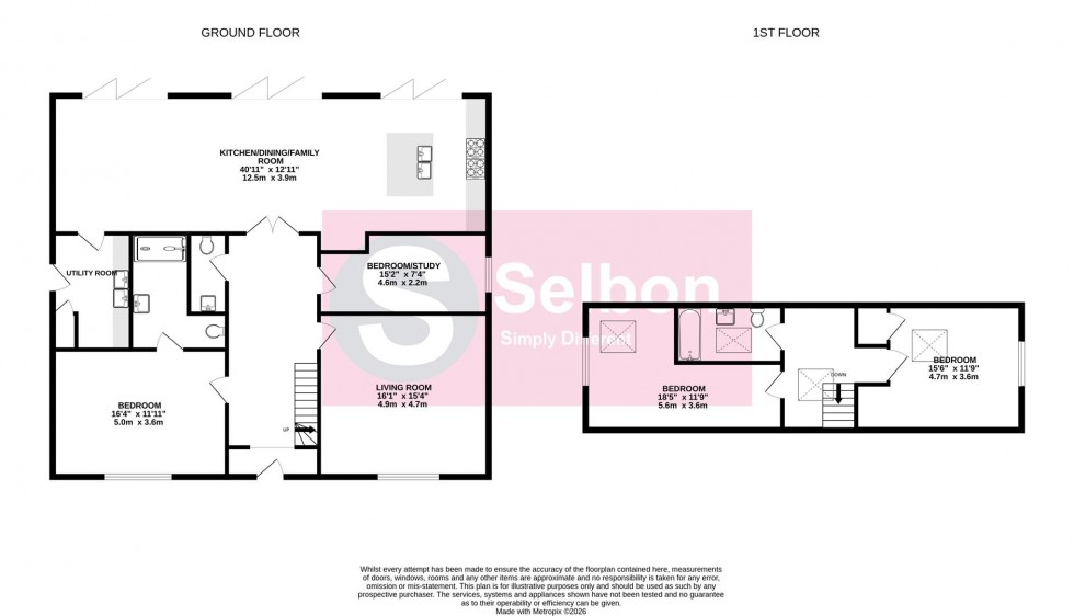 Floorplan for Wedmans Lane, Rotherwick, Hook