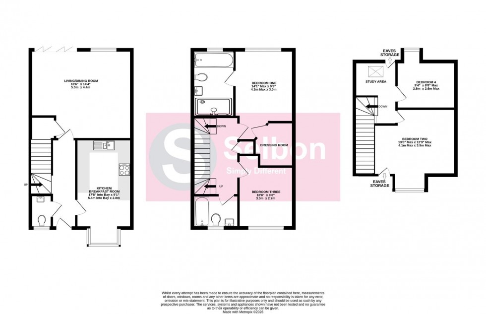 Floorplan for Willowbourne, Fleet