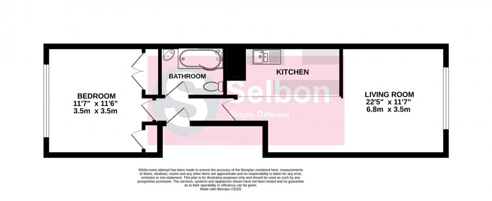 Floorplan for Alexandra Road, Farnborough