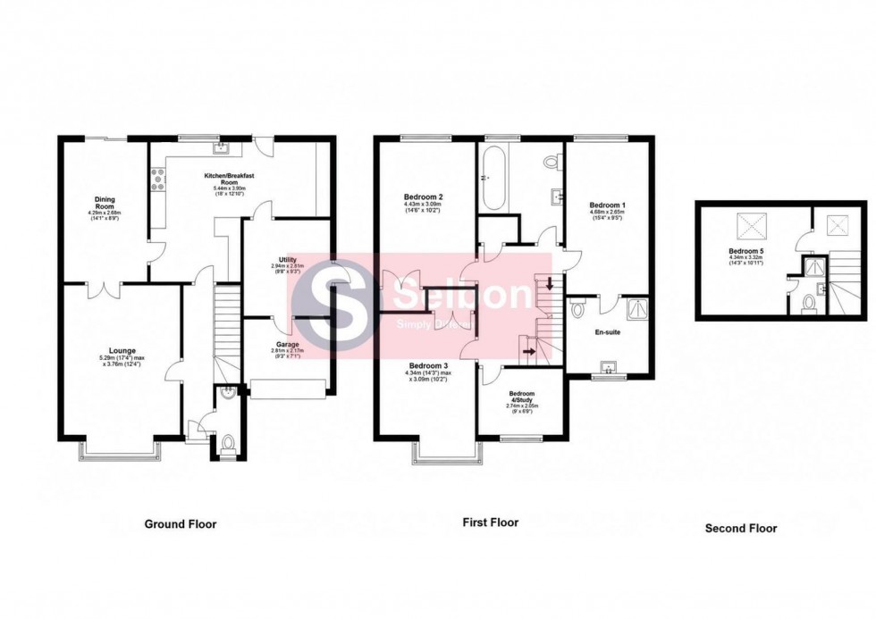 Floorplan for Maple Close, Sandhurst