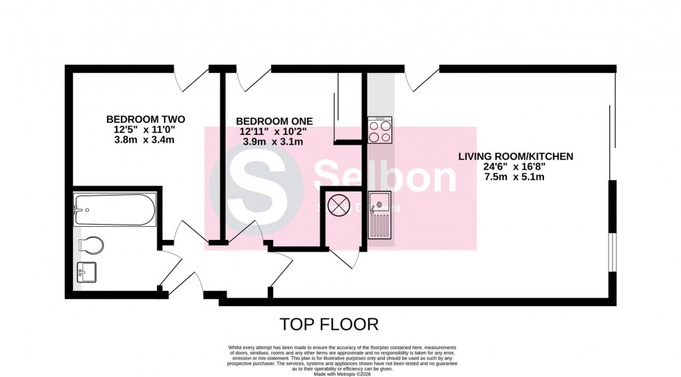 Floorplan for 296 Farnborough Road, Farnborough