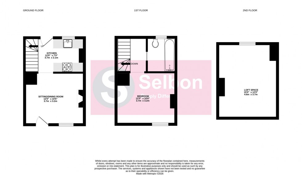 Floorplan for Hook Road, North Warnborough, Hook