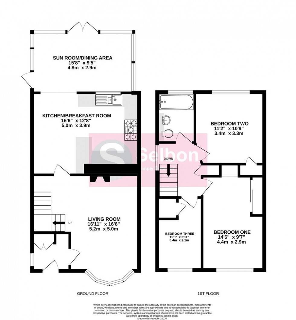 Floorplan for Hanover Gardens, Farnborough
