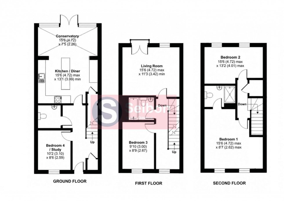 Floorplan for Grenham Court, Church Crookham, Fleet