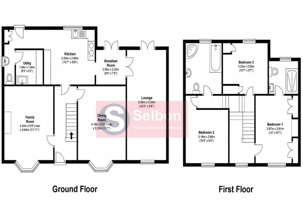 Floorplan for Aldershot Road, Church Crookham, Fleet